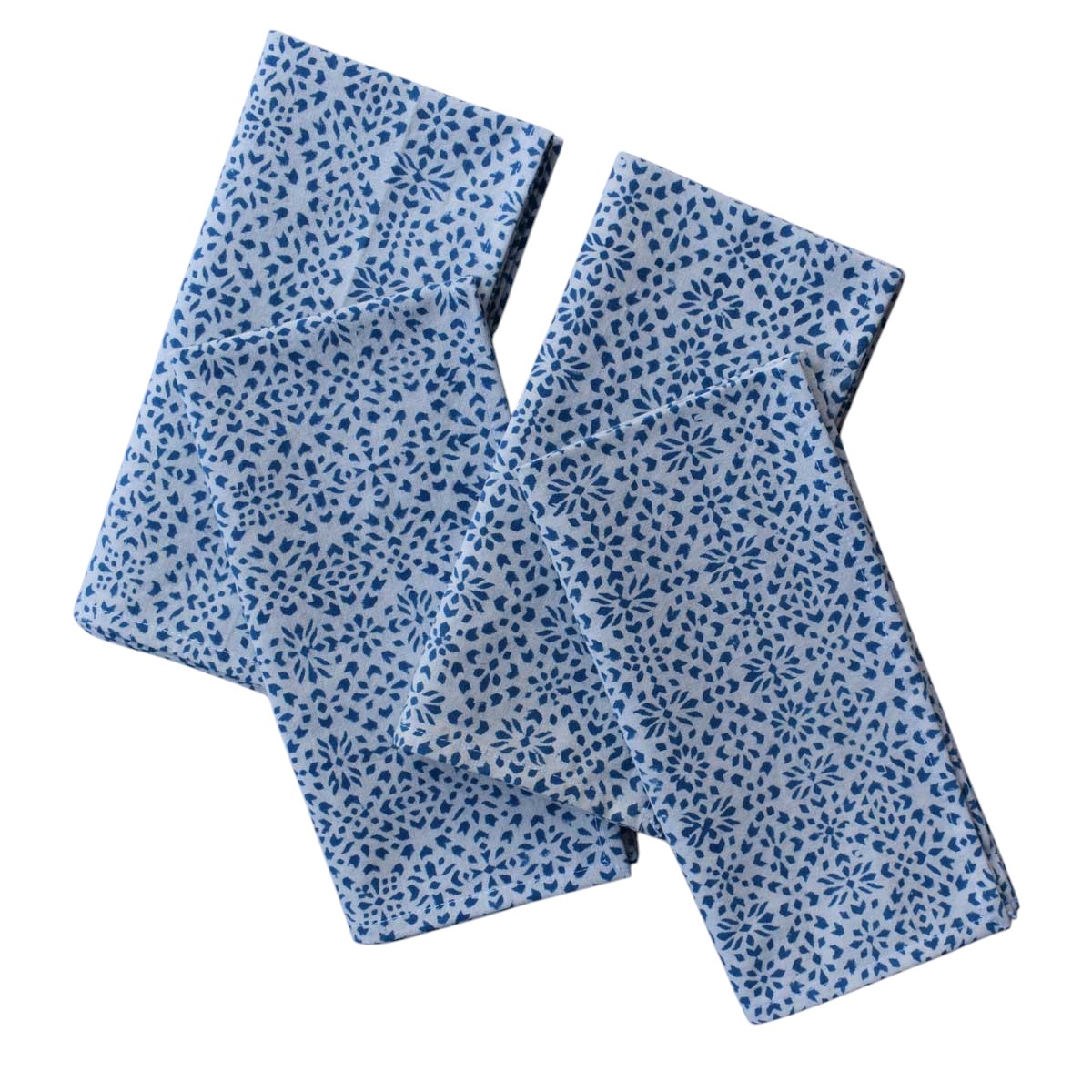 Hand Block Printed Cotton Napkin 45x45 cms Set of 4 Napkins EKB 8