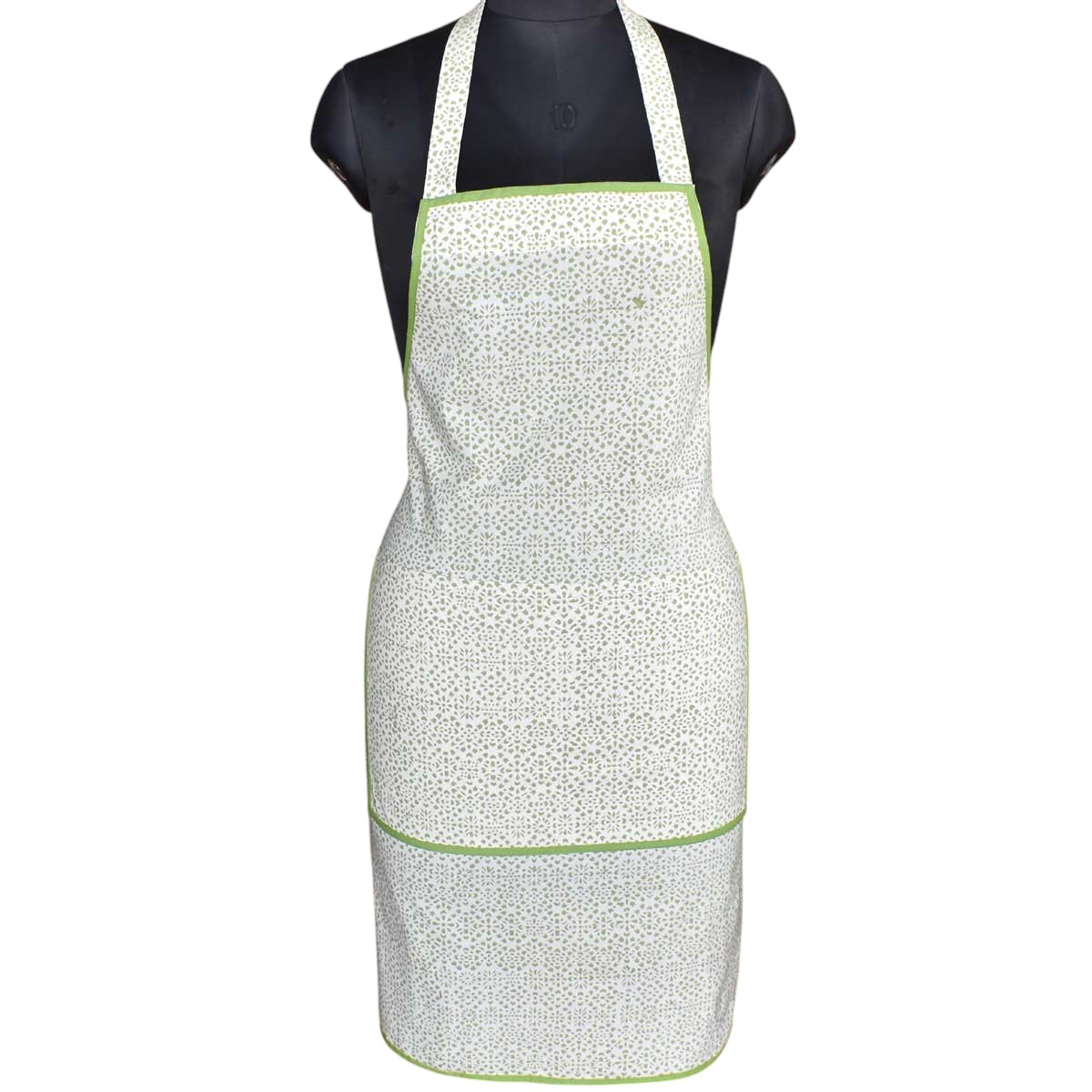 Indian Block-Printed 100 Cotton Apron EKG 262526