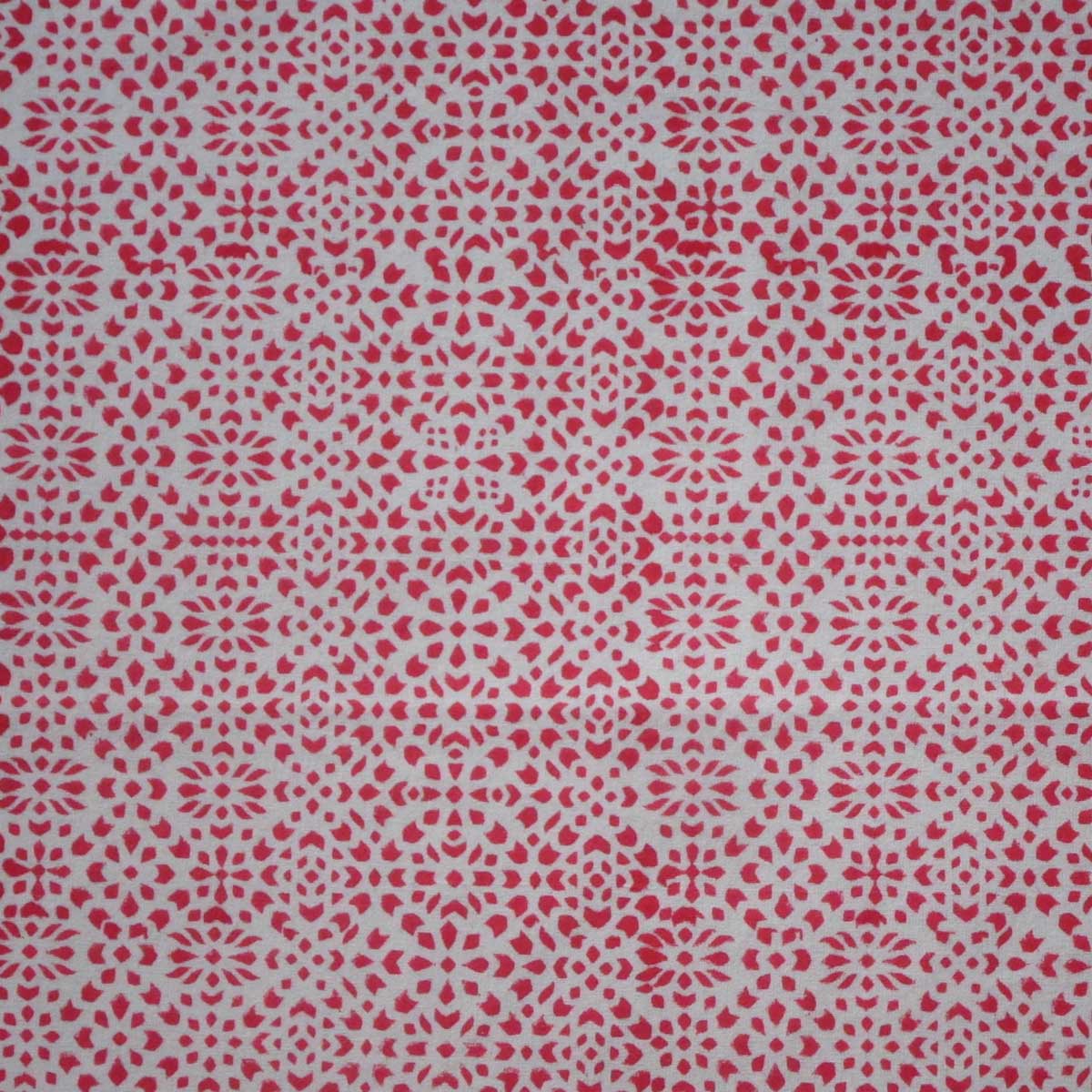 5 Yard Running Fabric Jaipur Block Printed Cotton 20 Sheeting Fabric EKR 17
