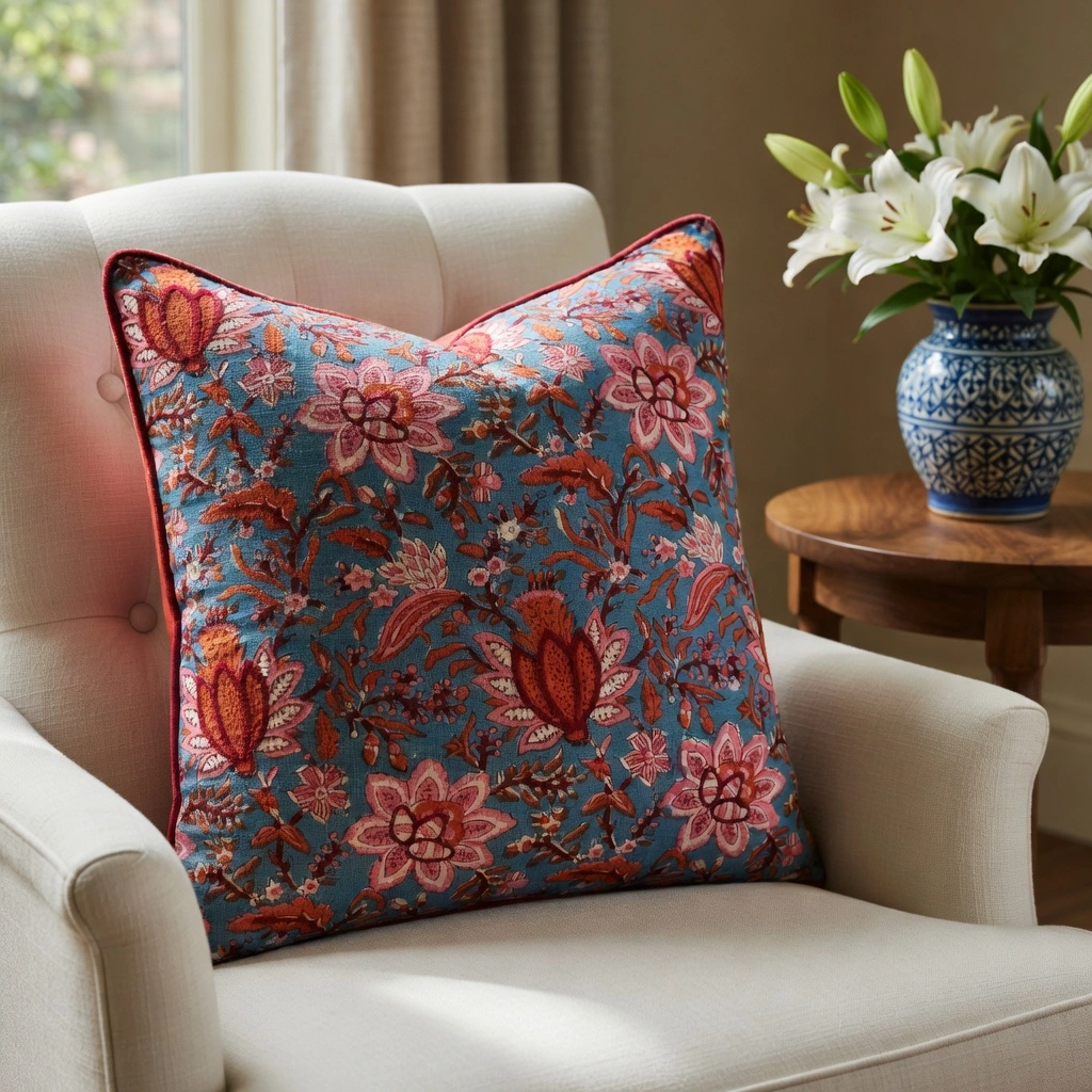 Piping Cushion Cover 50x50 cms Firdaus Gud 204865