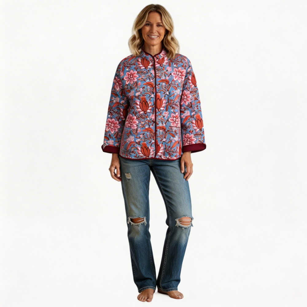 Image of Quilted Jacket Size Short Length : Firdaus Gud 204865