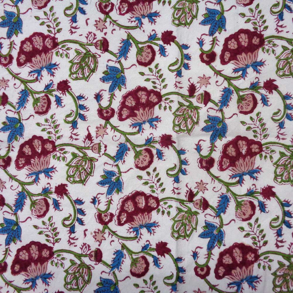 Hand Block Printed Cotton Napkin 45x45 Set of 4 Napkins Genda Bale 105479