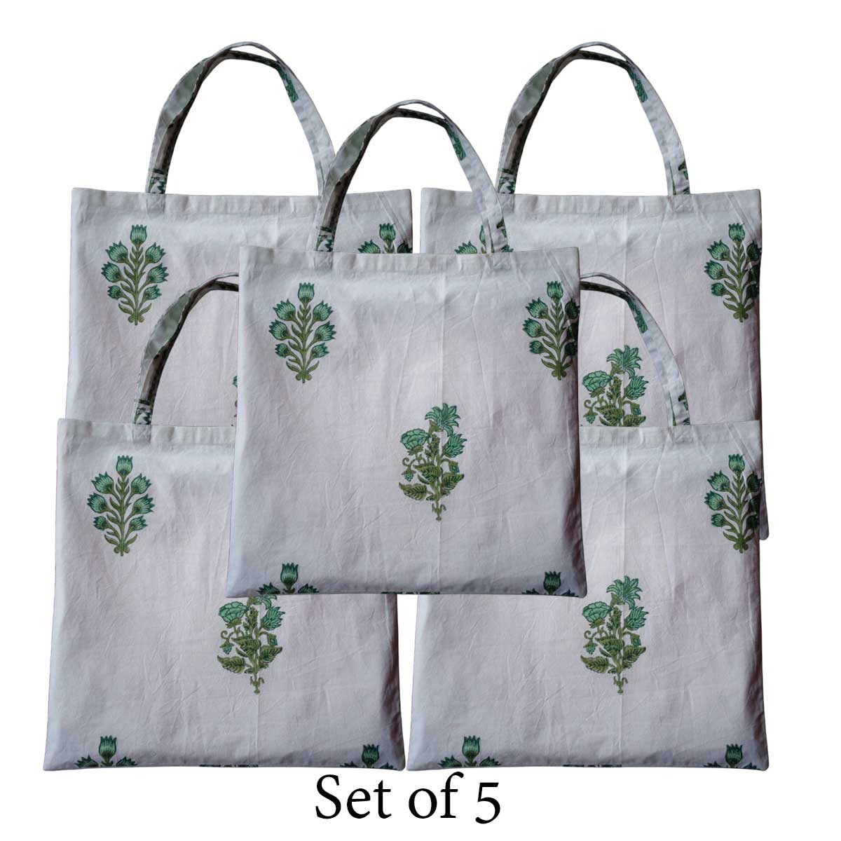 Grocery Totes Set of 5 Bags Hari Bagia Boota 605180