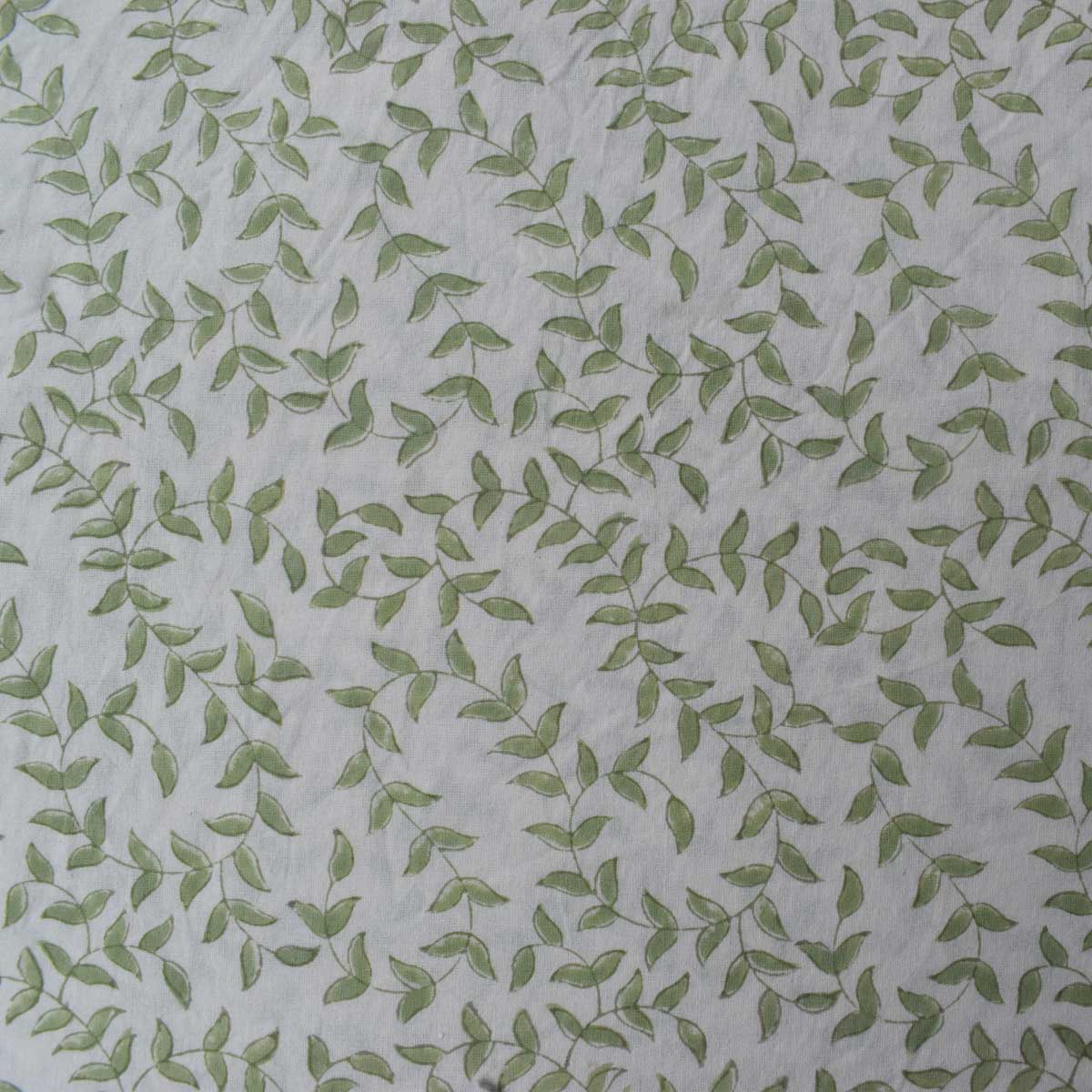 5 Yard Running Fabric Jaipur Block Printed Cotton 20 Sheeting Fabric Harmony Green Fill 260418