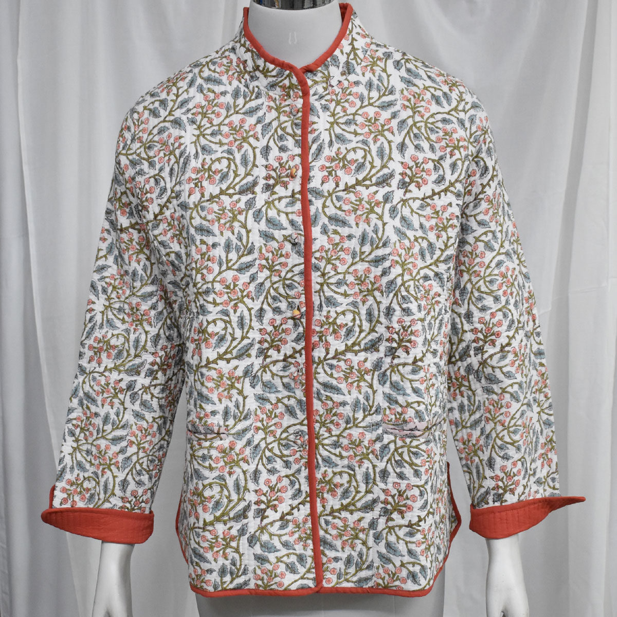 Quilted Jacket Size Short Length Berry Pink 106128