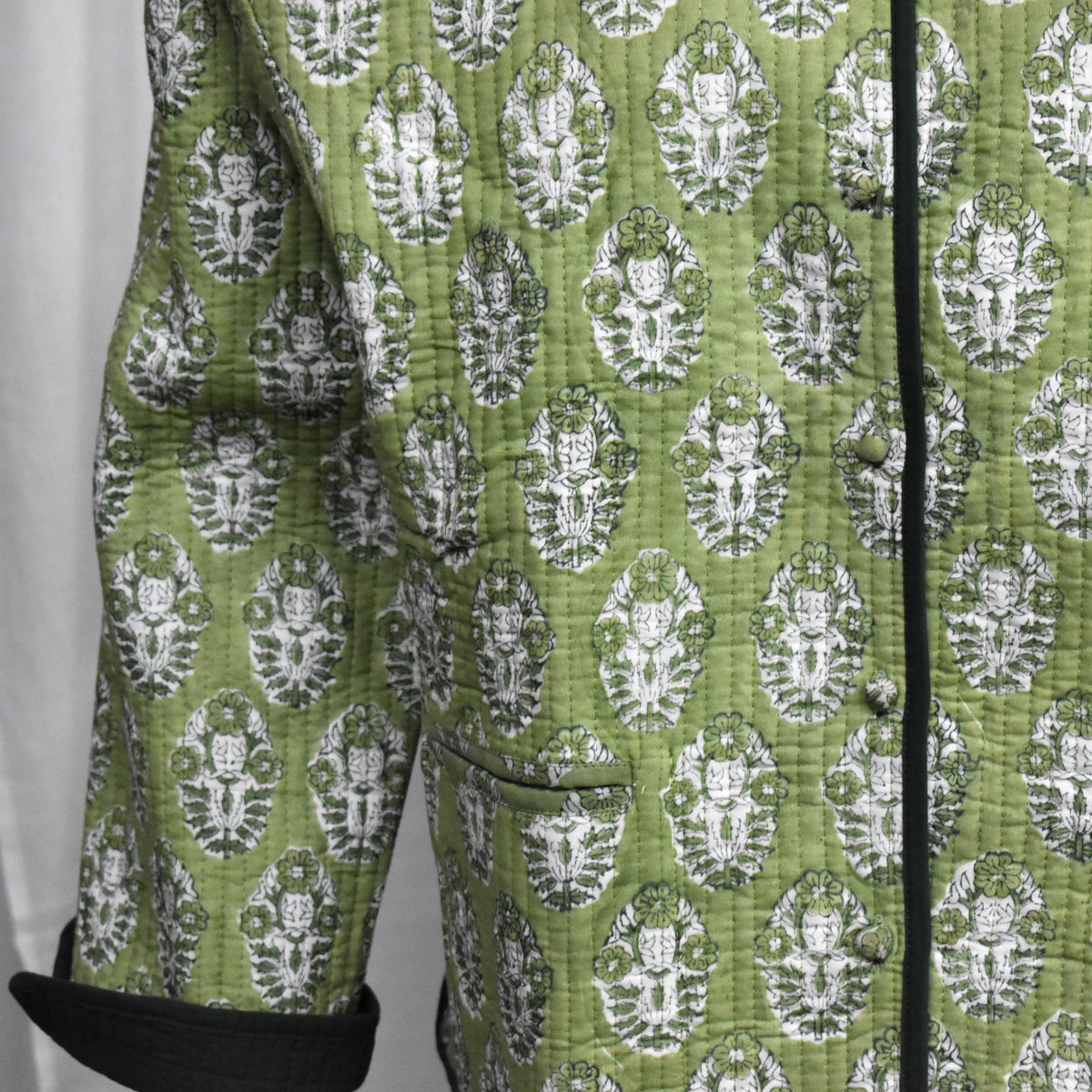 Quilted Jacket Size Short Length Boota Celadon Green Gud 100673