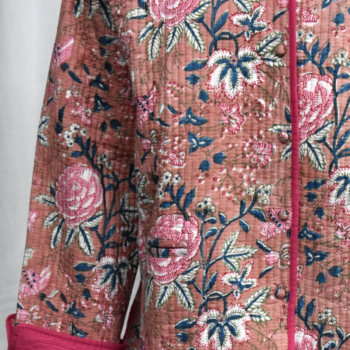 Quilted Jacket Size Short Length Misty Rose Gud 202873