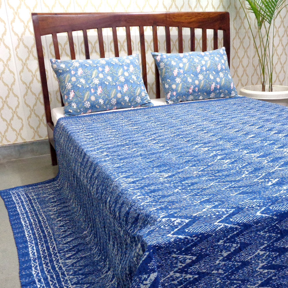 BAGRU Single Width Kantha Queen Size  103158