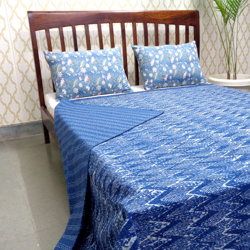 BAGRU Single Width Kantha Queen Size  103158