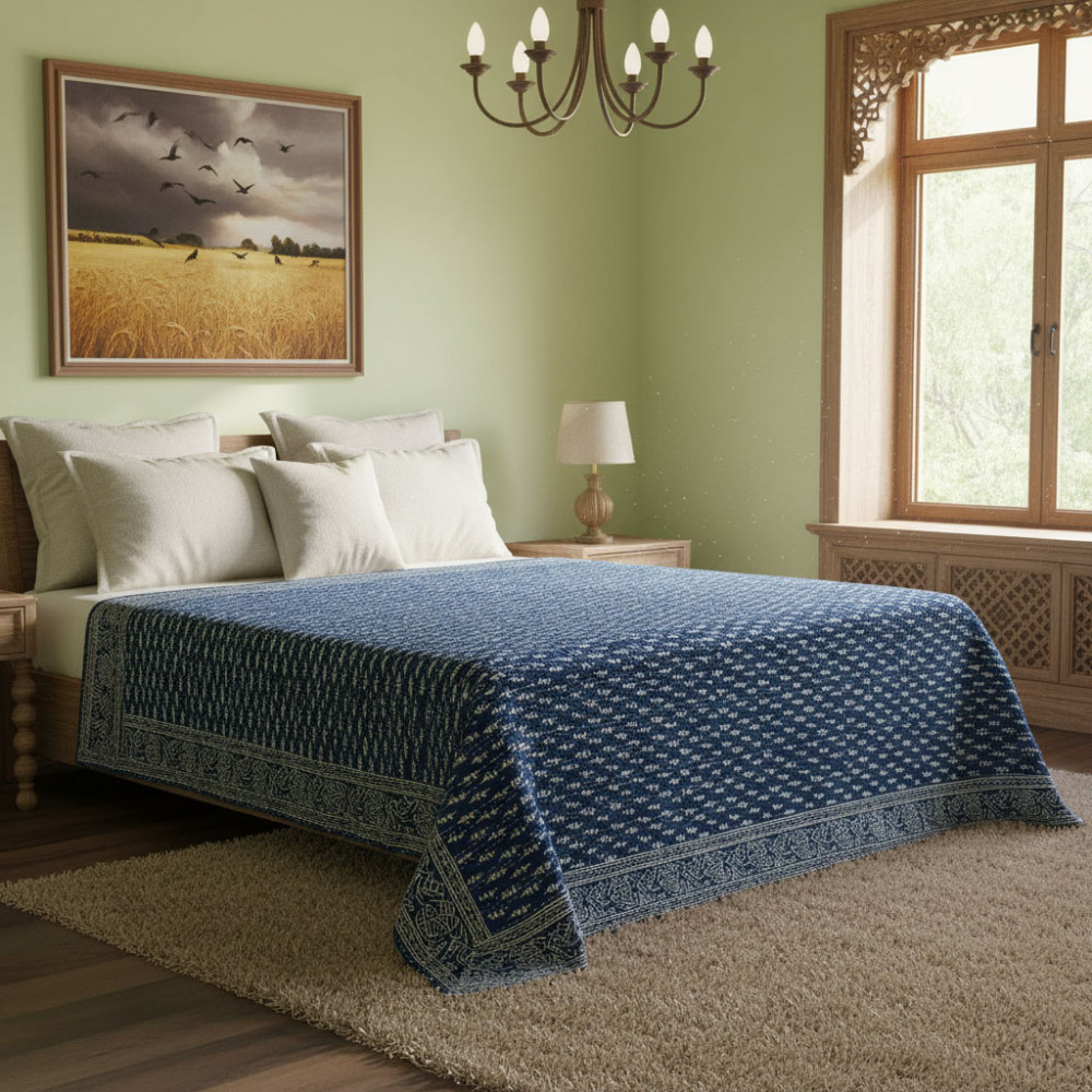 Image of BAGRU Kantha Queen Size | 202564