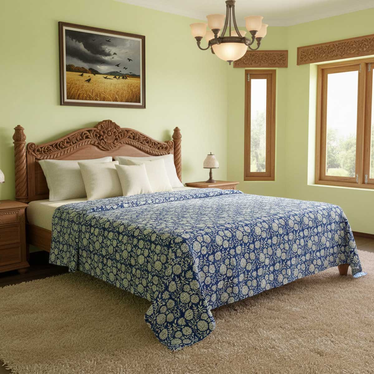 SANGANER Kantha Queen Size 202562