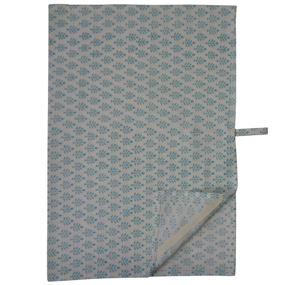 Hand Block Printed Cotton Kitchen Towels 50x70 cms Neem Marina 701752