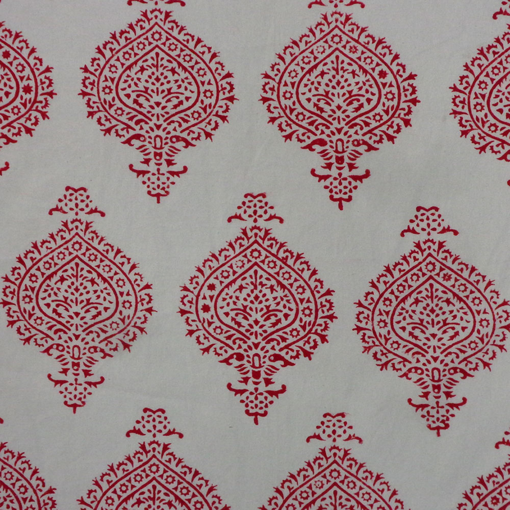 Hand Block Printed Cotton Kitchen Towels 50x70 cms Taj Patti Lolipop 502199