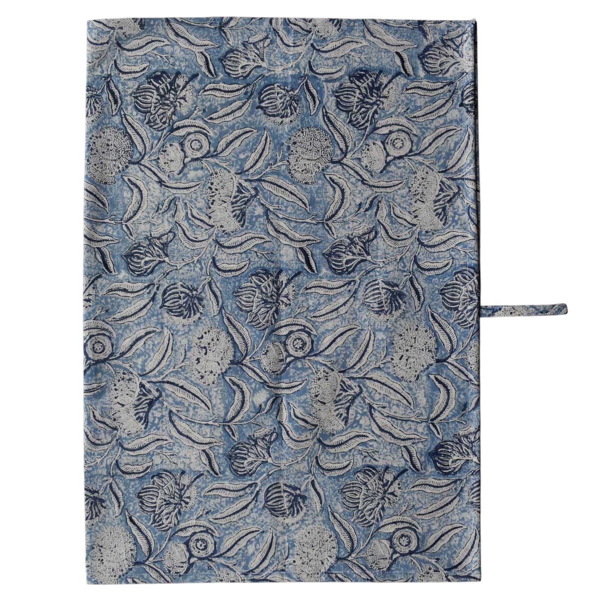 Hand Block Printed Cotton Kitchen Towels 50x70 cms Meadow Song Blue 202513