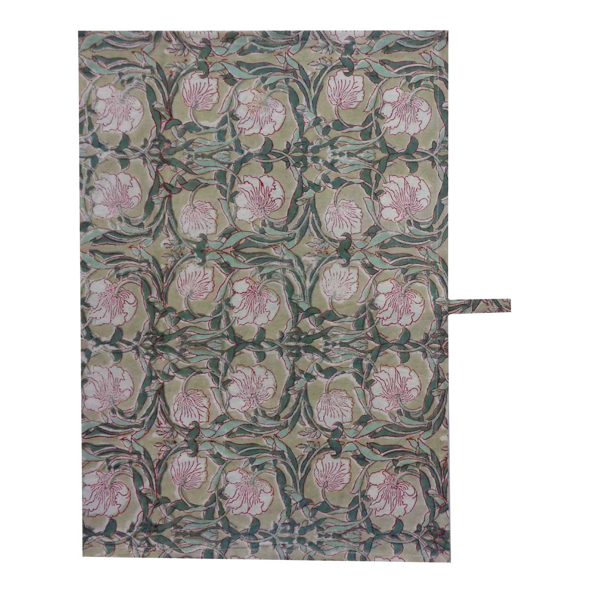 Hand Block Printed Cotton Kitchen Towels 50x70 cms Bauhaus Beige Gud 505032
