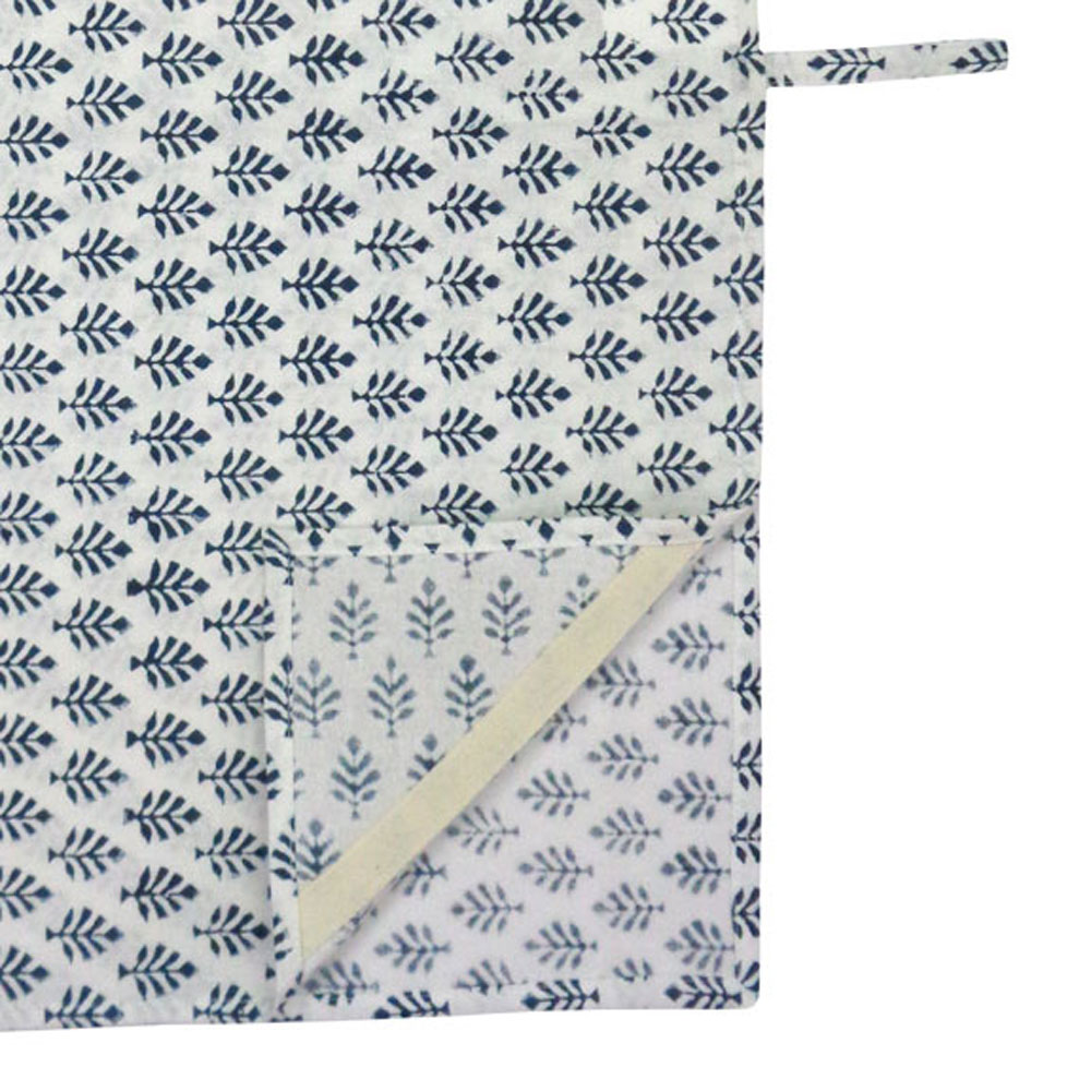 Hand Block Printed Cotton Kitchen Towels 50x70 cms Neem Majolika 102625