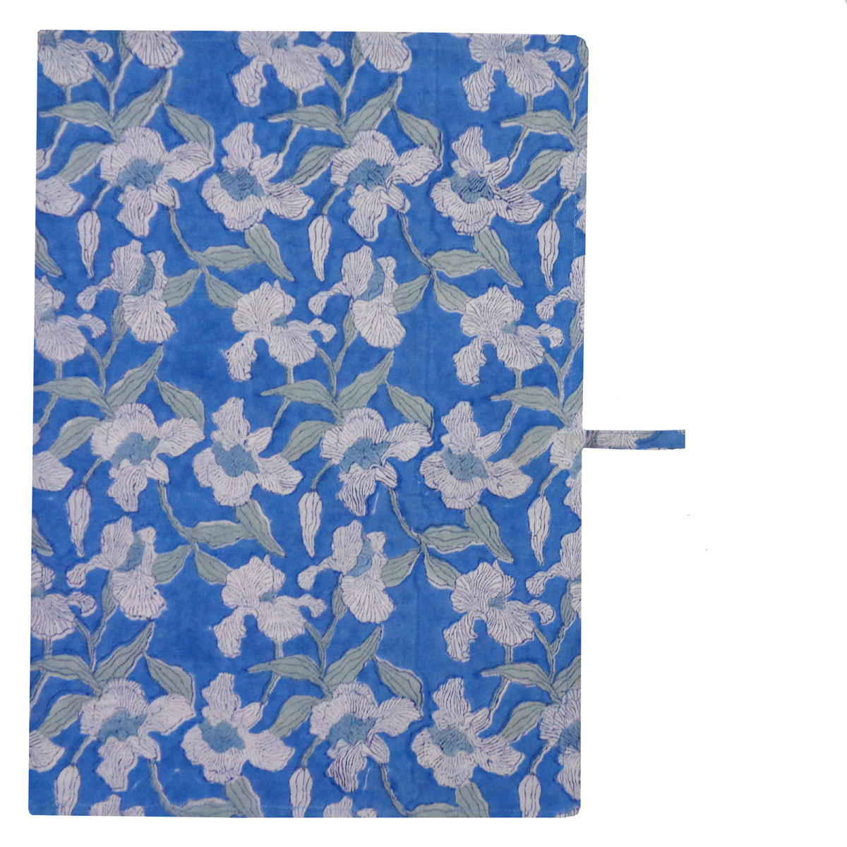 Hand Block Printed Cotton Kitchen Towels 50x70 cms Orchid Aqua 203890