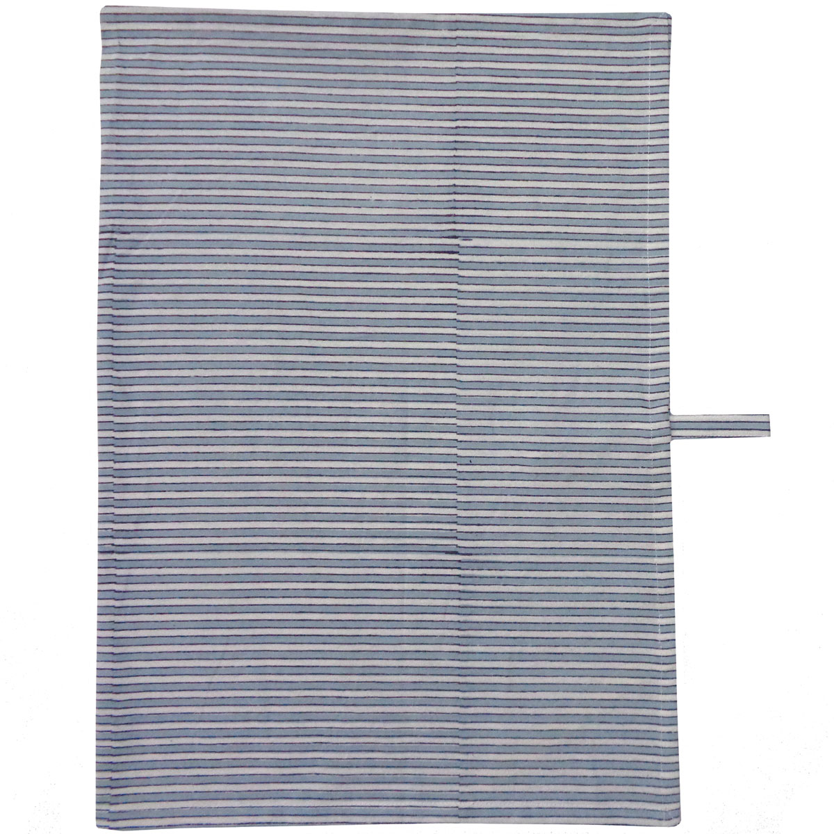 Hand Block Printed Cotton Kitchen Towels 50x70 cms  Two Stripe Starlight 202212