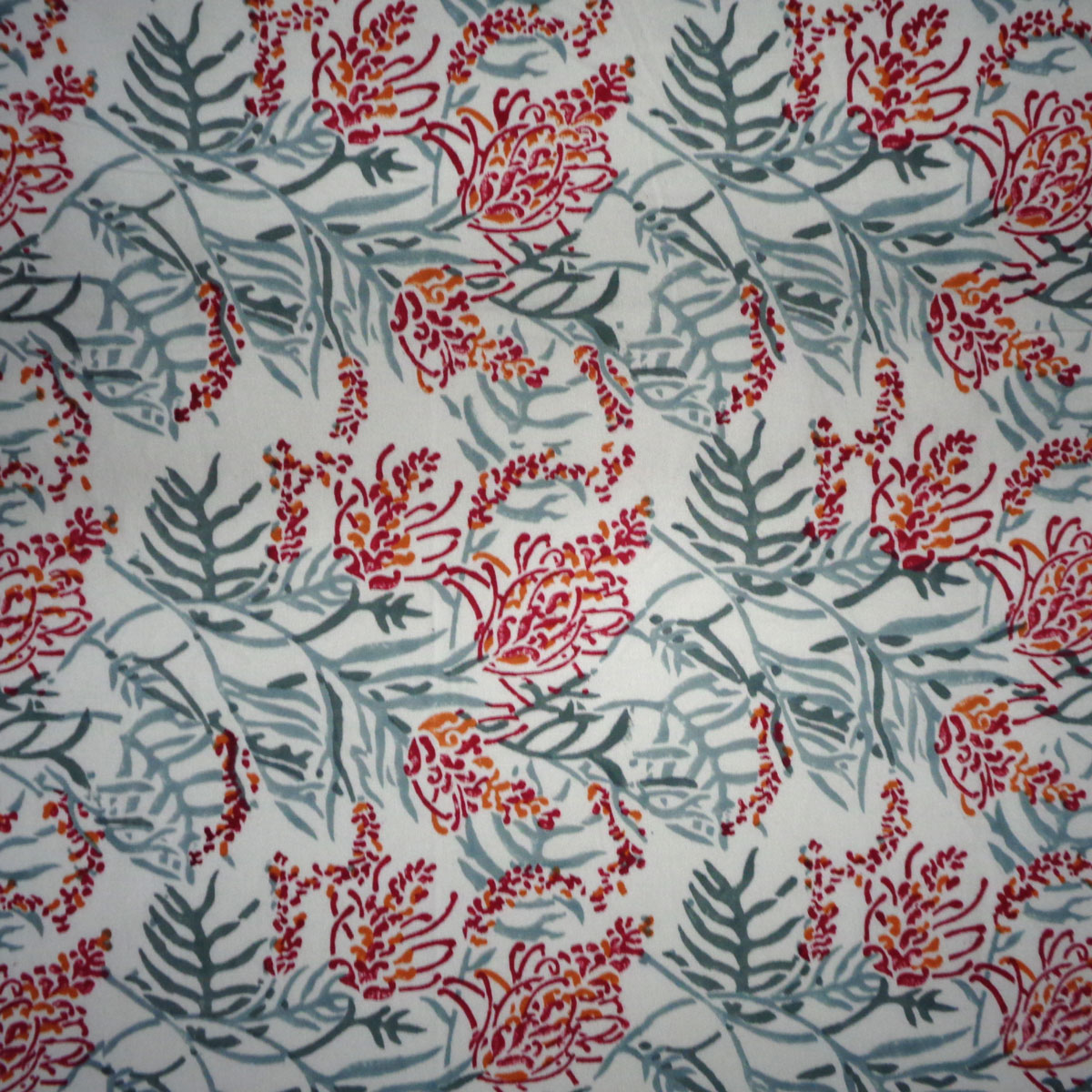 10 Seater Tablecloth 180x270 cms Lilas Tango Lily 202508 Block Printed