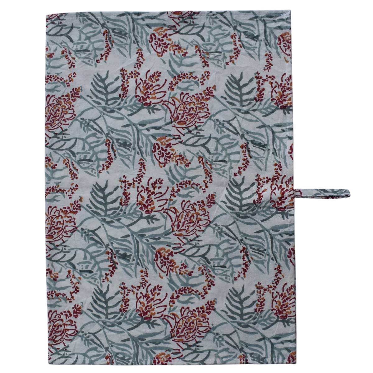 Hand Block Printed Cotton Kitchen Towels 50x70 cms Lilas Tango Lily 202508