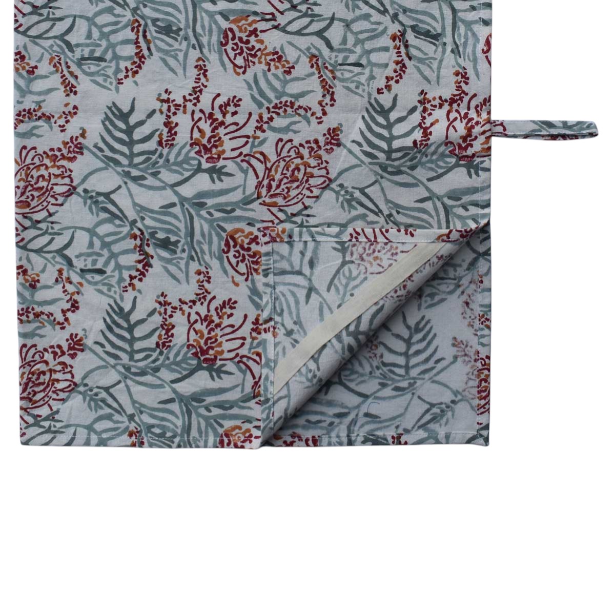 Hand Block Printed Cotton Kitchen Towels 50x70 cms   Lilas Tango Lily 202508