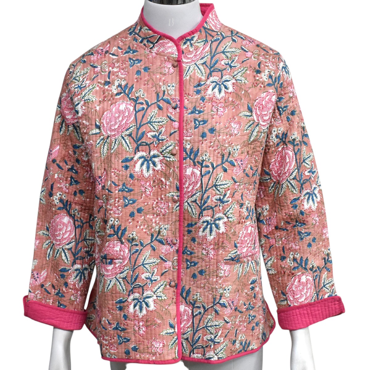 Quilted Jacket Size Short Length Misty Rose Gud 202873