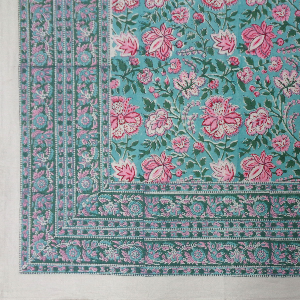 Christmas Tablecloth 180x270 cms Mohini Green Gud 620605