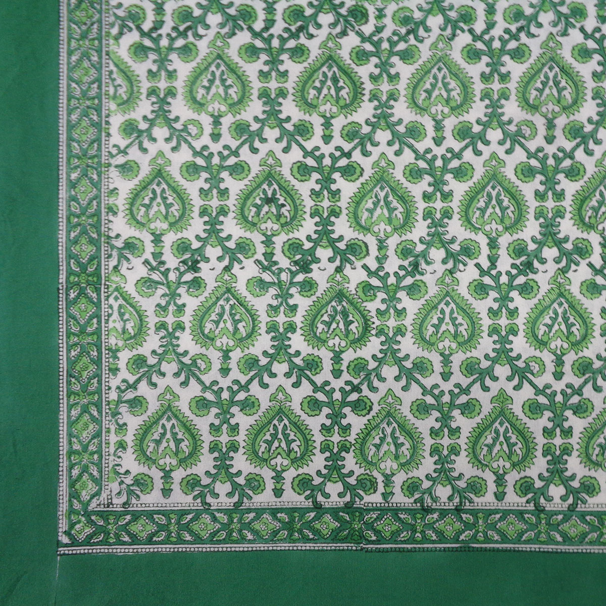 12 Seater Tablecloth 180x340 cms Mughal Green 202522