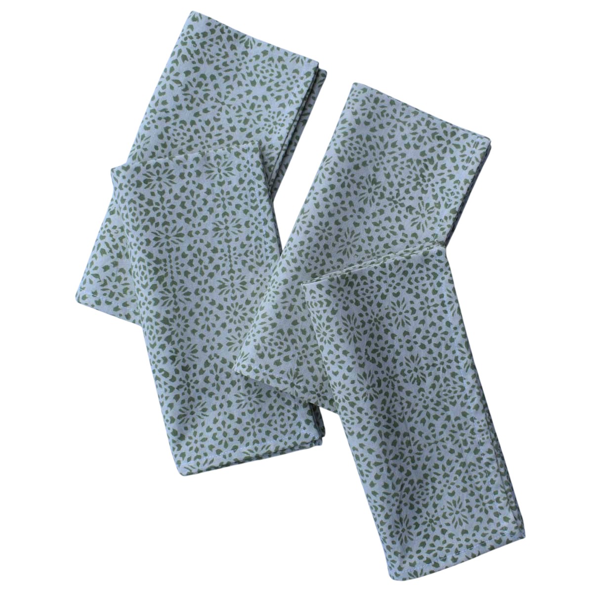Hand Block Printed Cotton Napkin 45x45 cms Set of 4 Napkins EKG 262526