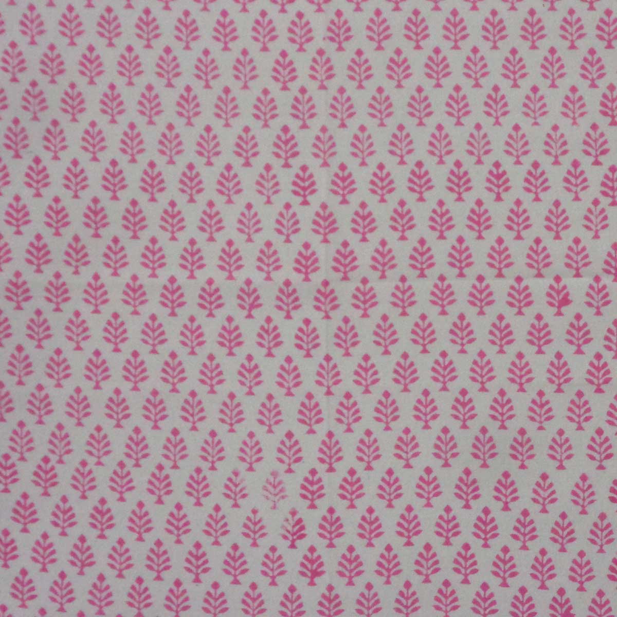 Hand Block Printed Cotton Napkin 45x45 cms Set of 4 Napkins Neem Carmine Rose 701741