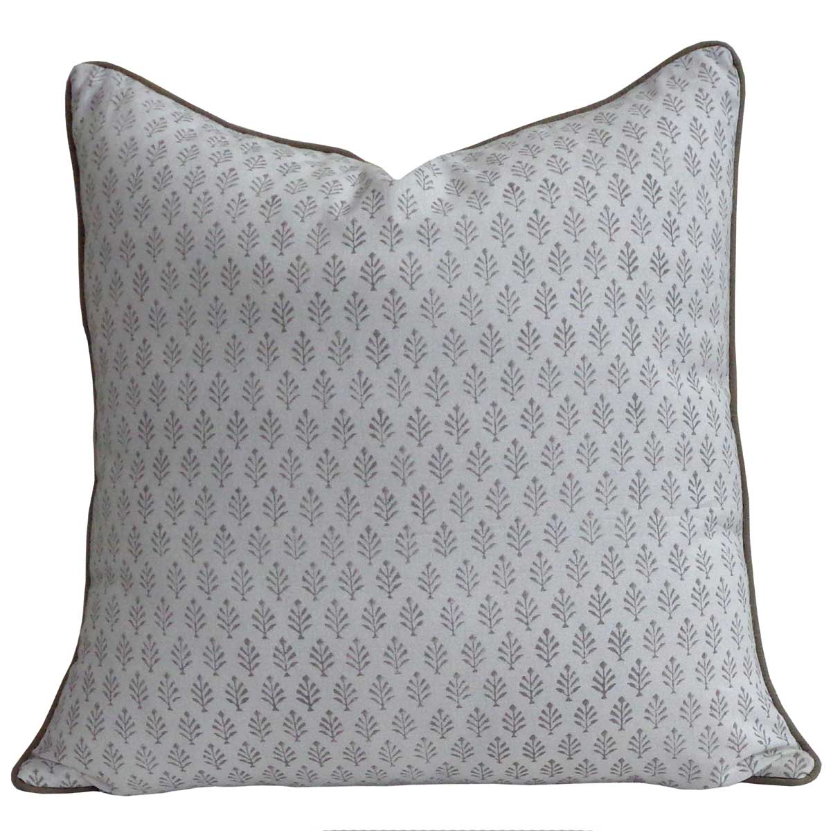 Piping Cushion Cover 50x50 cms Neem Flint Grey 104321