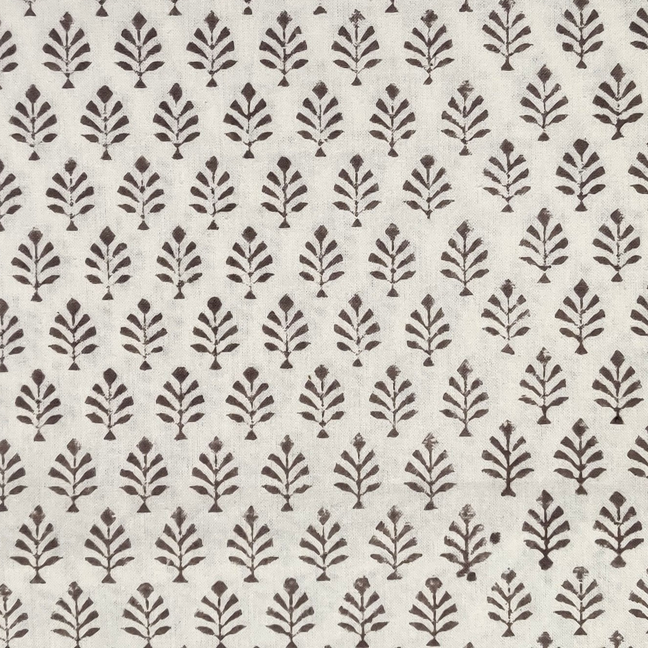 Hand Block Printed Cotton Napkin 45x45 cms Set of 4 Napkins Neem Grey 102640
