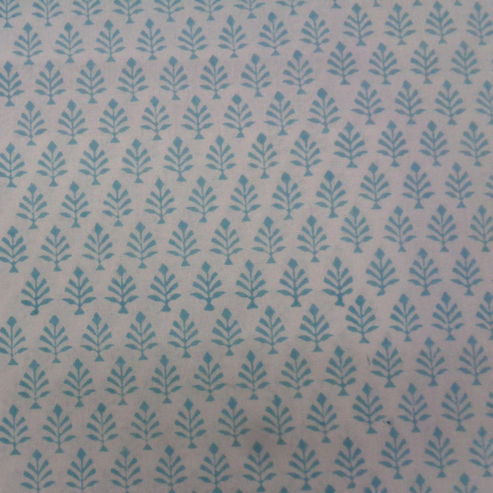 Hand Block Printed Cotton Tablecloth 180x270 cms Neem Marina 701586