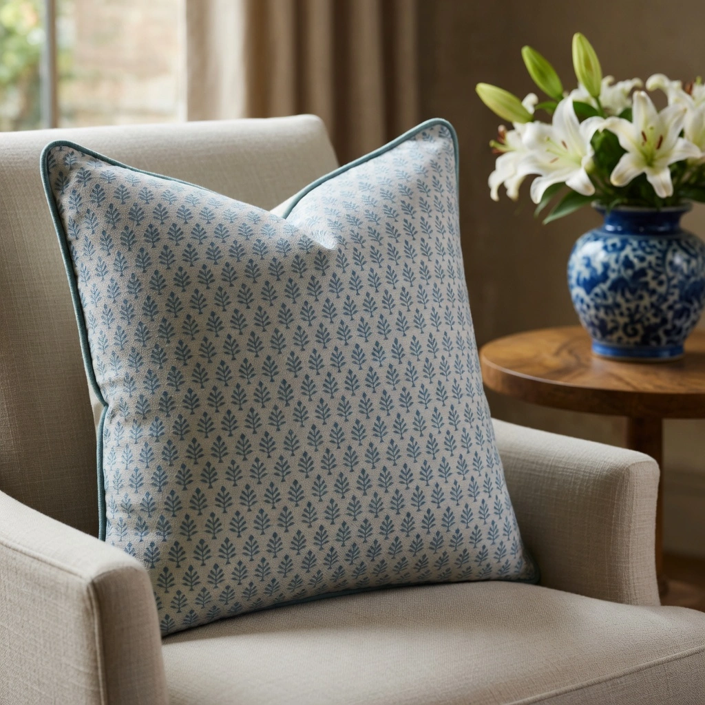 Piping Cushion Cover 50x50 cms Neem Marina 701586
