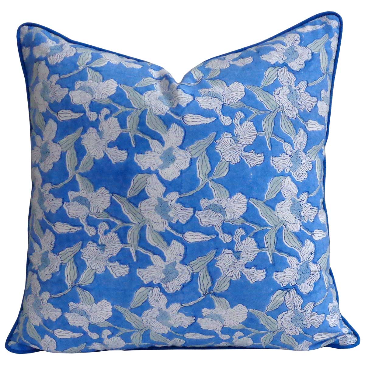 Piping Cushion Cover 50x50 cms Orchid Aqua 203890