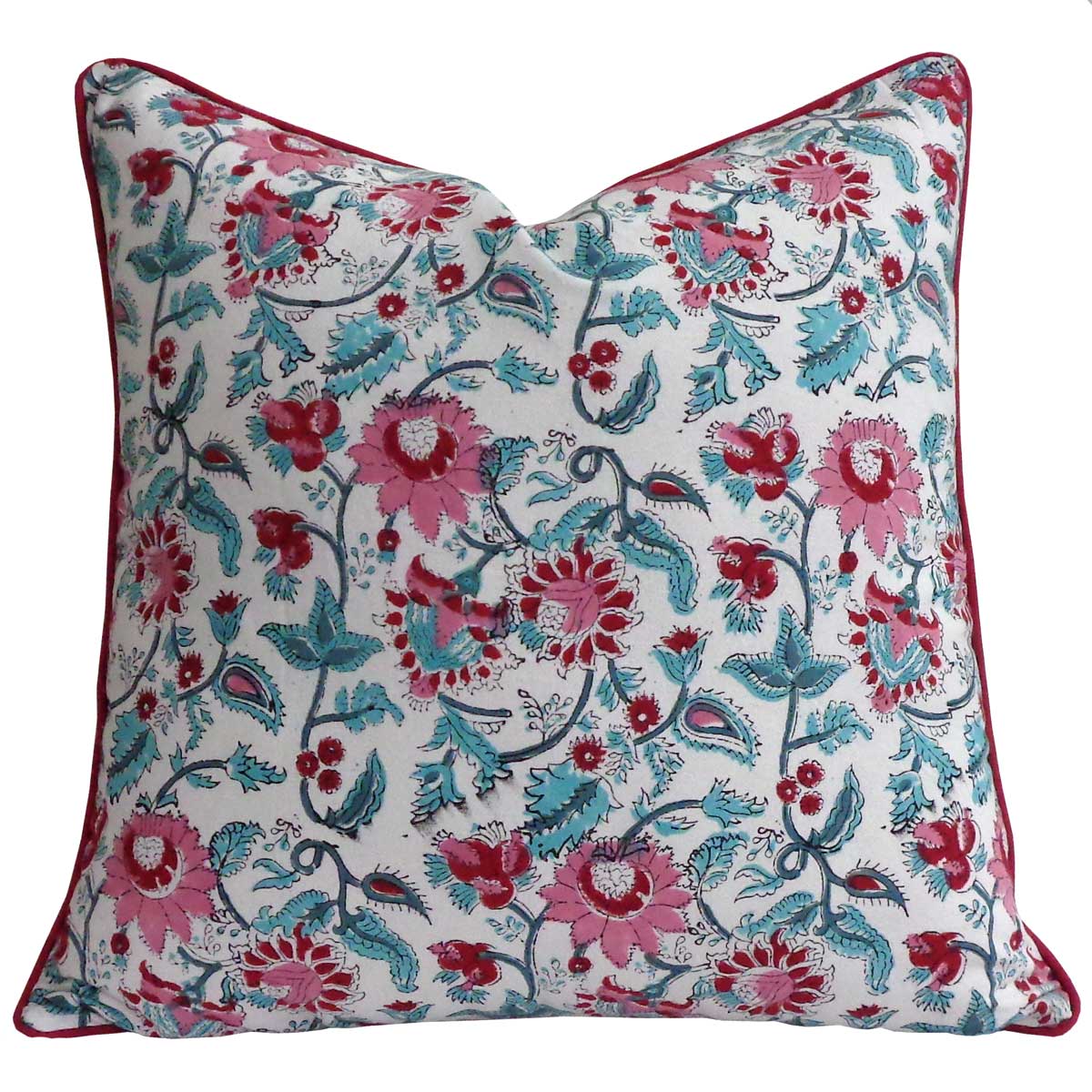 Piping Cushion Cover 50x50 cms Phuljhari Open 200865