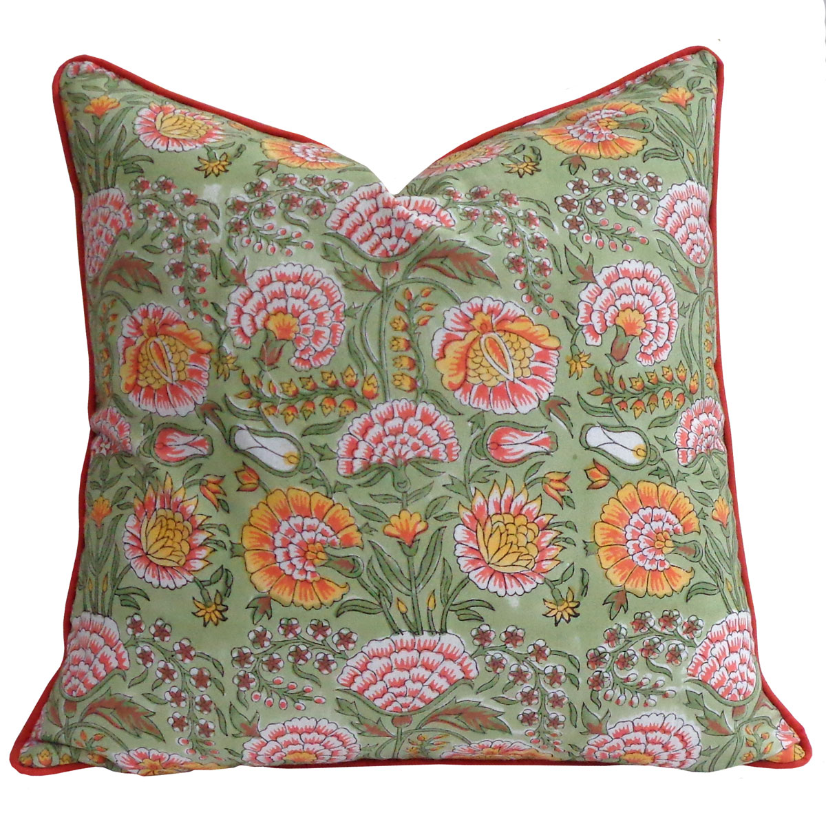 Piping Cushion Cover 50x50 cms Reshma Sea Green Gud 203224