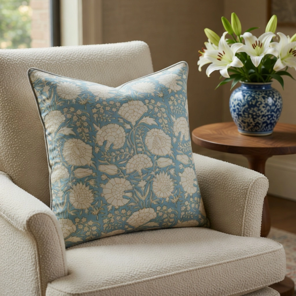 Piping Cushion Cover 50x50 cms Reshma Summer Song 202514