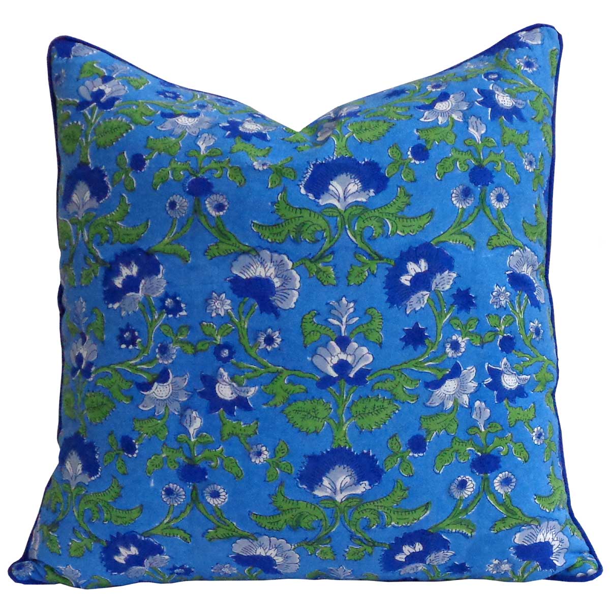 Piping Cushion Cover 50x50 cms  Rukhsana Blue Gud 103736