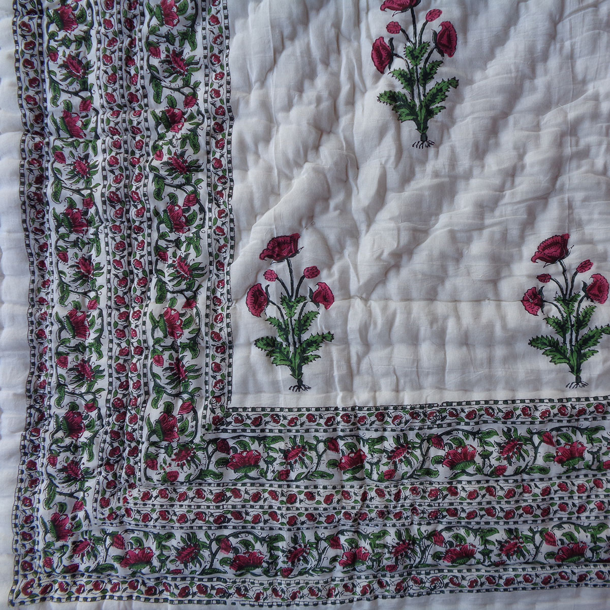 Hand Block Printed Baby Quilt Jaipur Razai 202218
