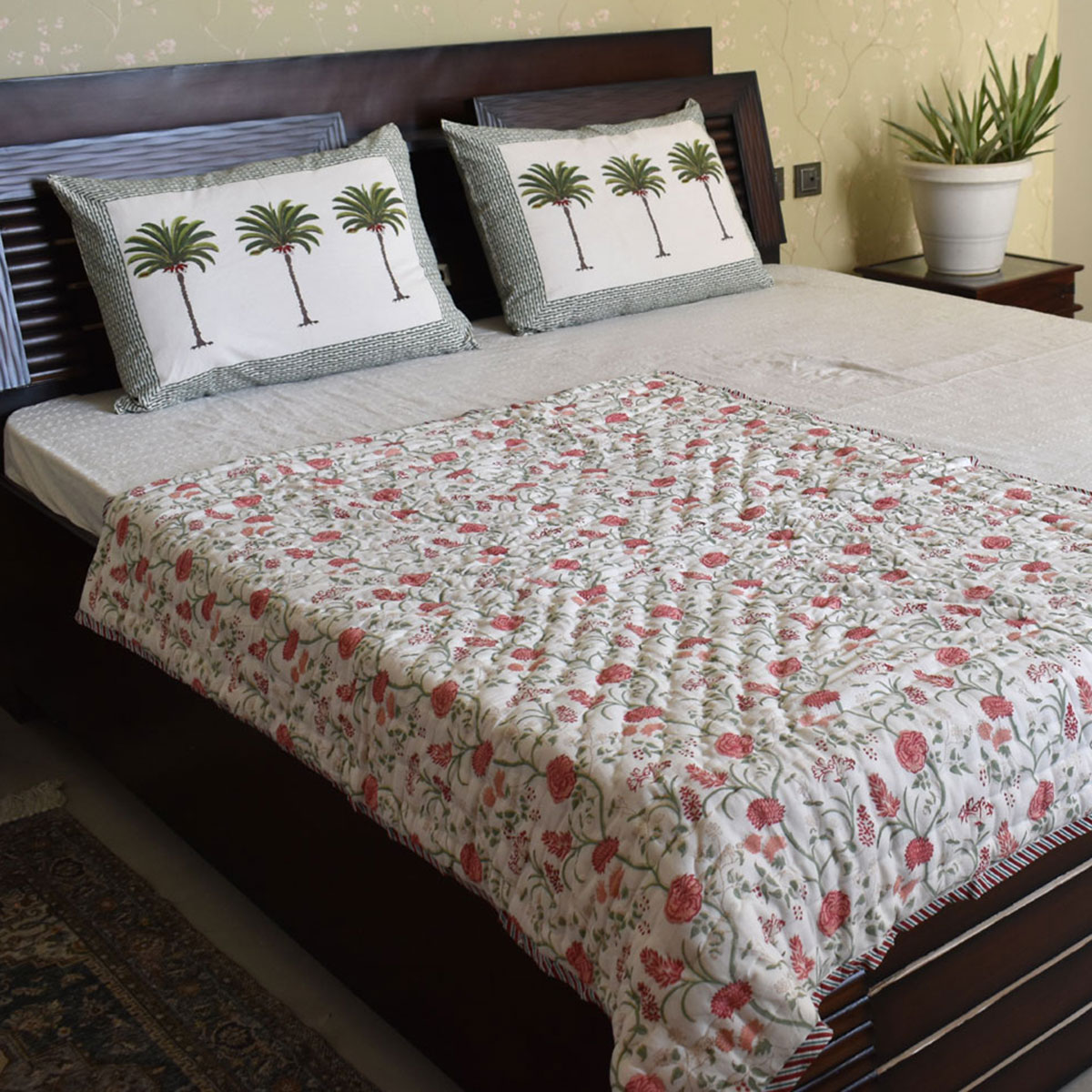 Hand Block Printed Baby Quilt Jaipur Razai  202212