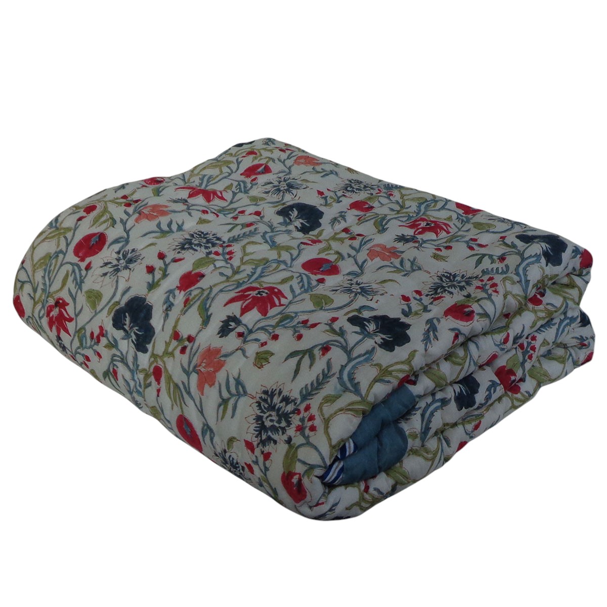 Hand Block Printed Baby Quilt Jaipur Razai  202213