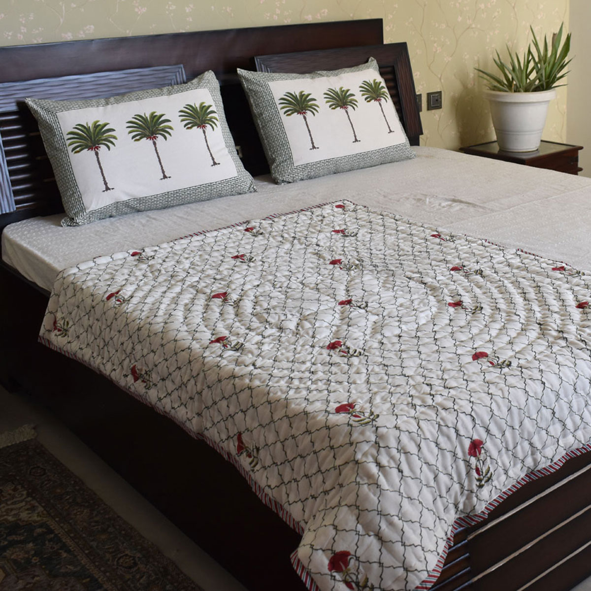 Hand Block Printed Baby Quilt Jaipur Razai  202214