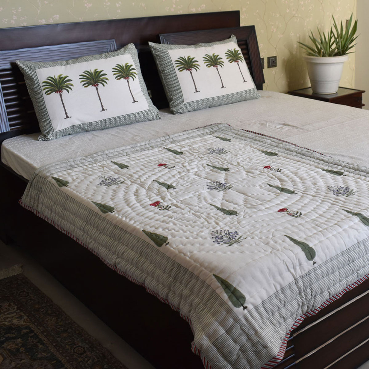 Hand Block Printed Baby Quilt Jaipur Razai  202214