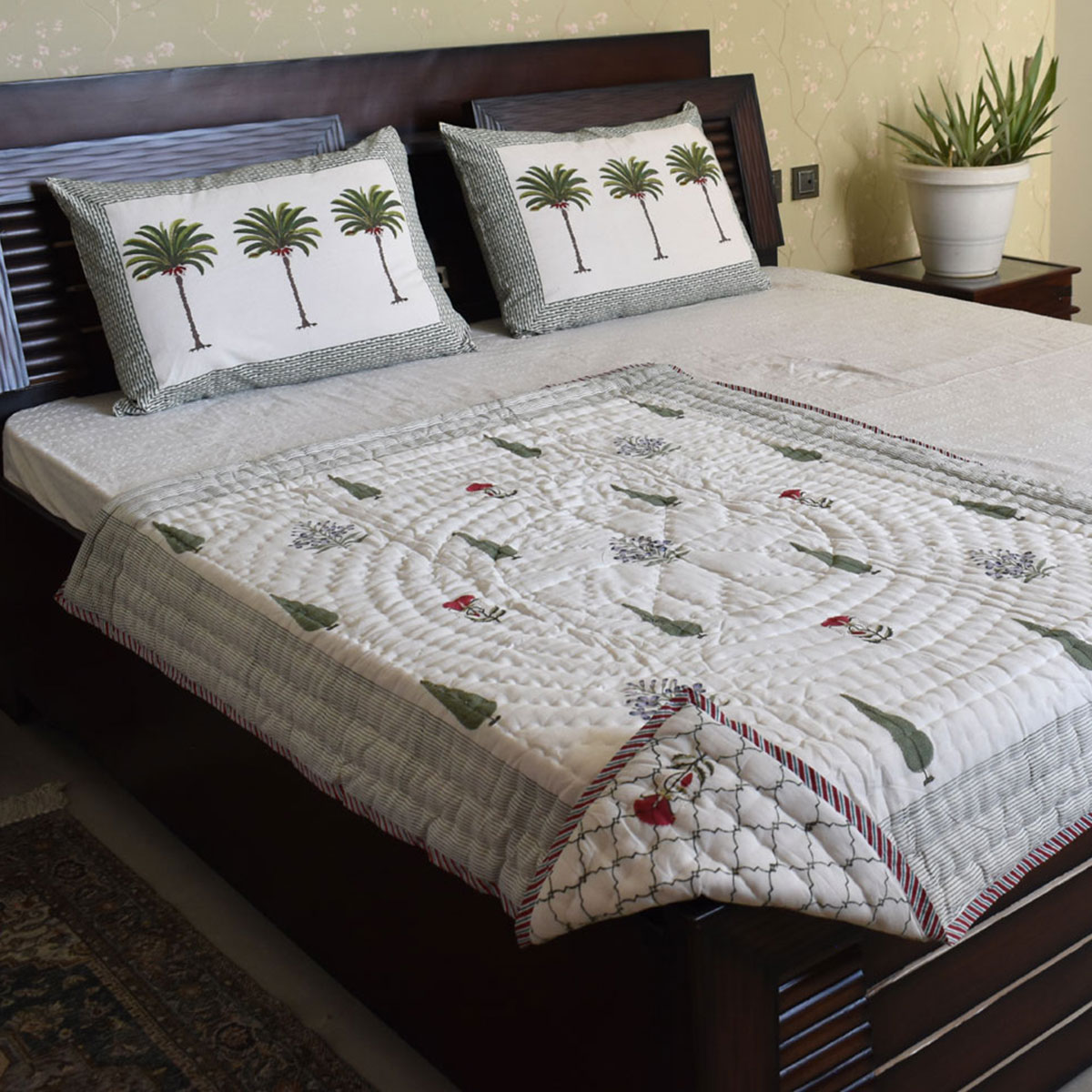 Hand Block Printed Baby Quilt Jaipur Razai  202214
