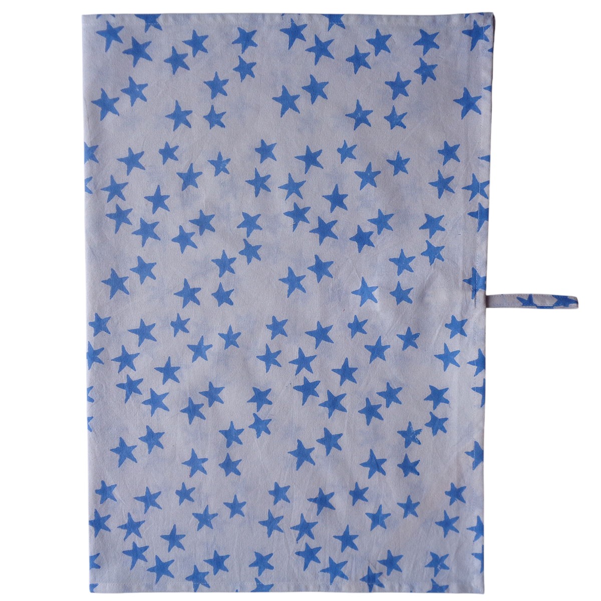 Hand Block Printed Cotton Kitchen Towels 50x70 cms Star Blue 202509