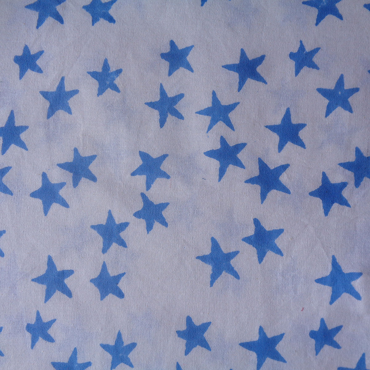 Hand Block Printed Cotton Kitchen Towels 50x70 cms Star Blue 202509