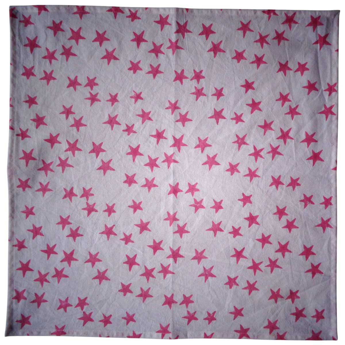 5 Yard Running Fabric Jaipur Block Printed Cotton 20 Sheeting Fabric Star Pink 202511