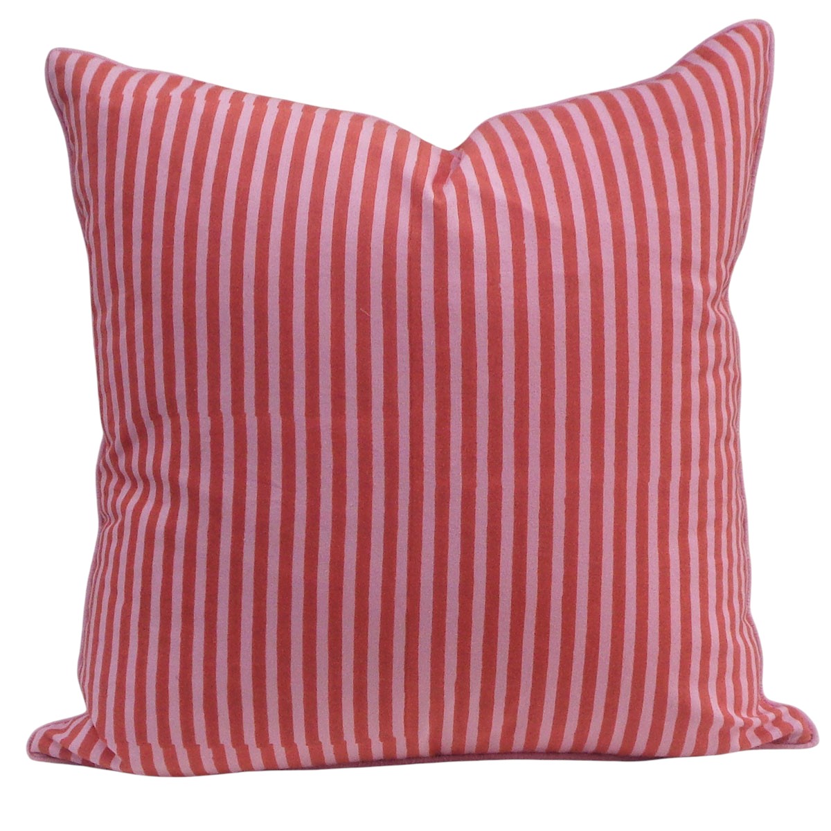 Piping Cushion Cover 50x50 cms  Stripe Pink Red 207993