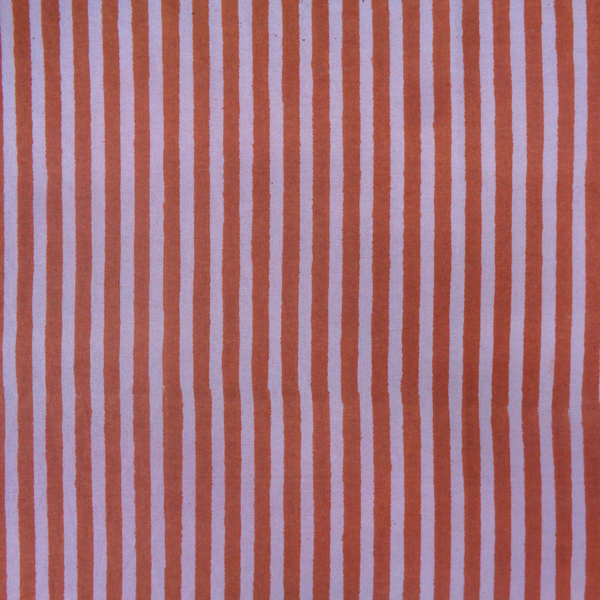 Wood Block Printed Handmade Tablecloth 150x220 cms  Stripe Pink Red 207993